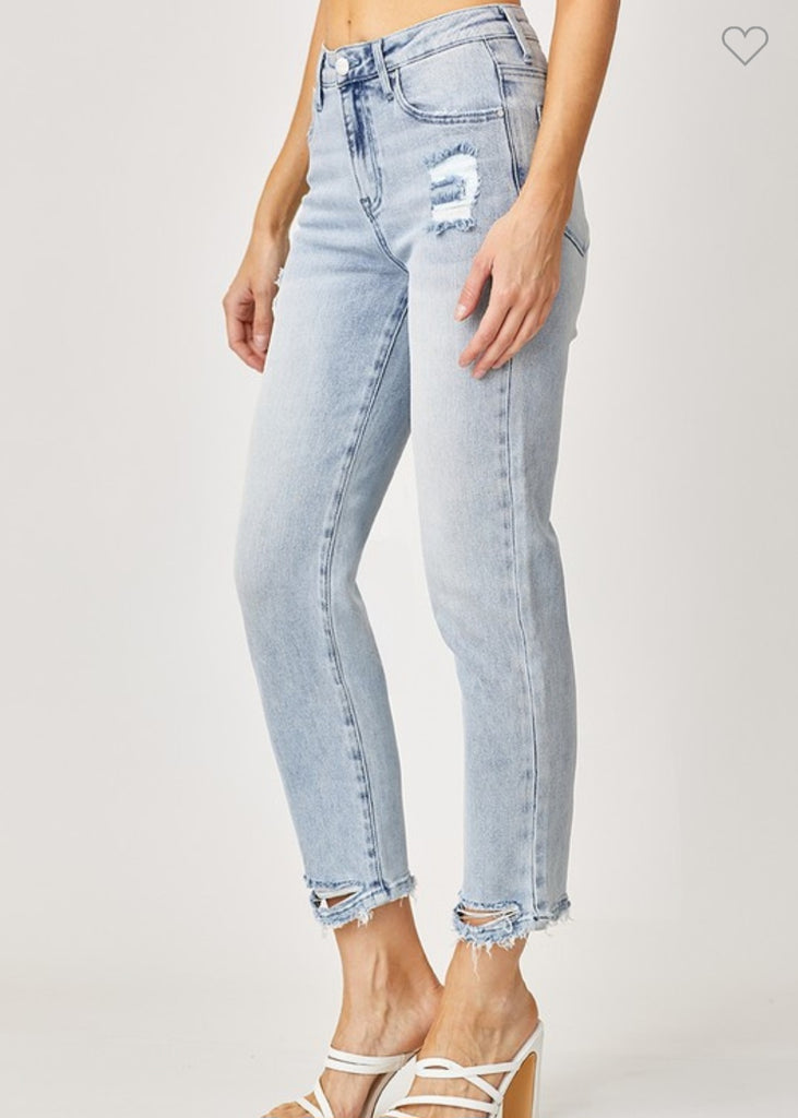 Risen High Rise Slouch Jeans