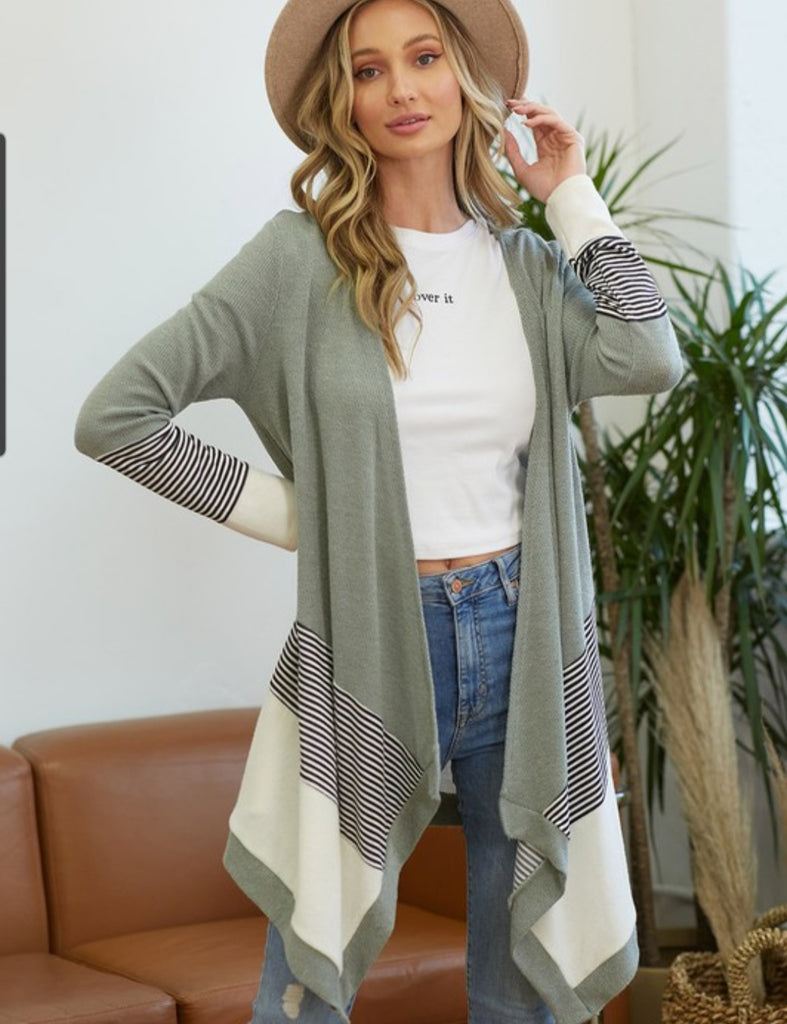 Sage Bare The Cold Cardigan