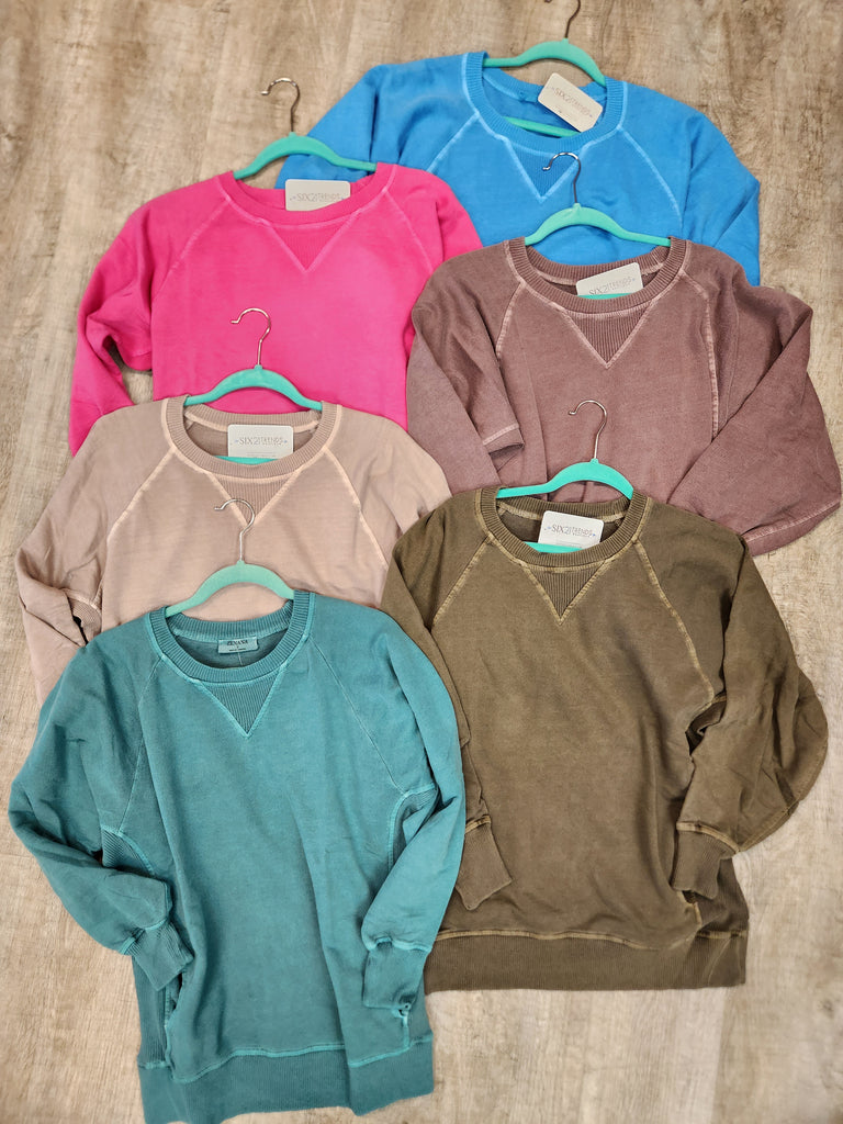 French Terry Pullover w/ Pockets (5 colors)