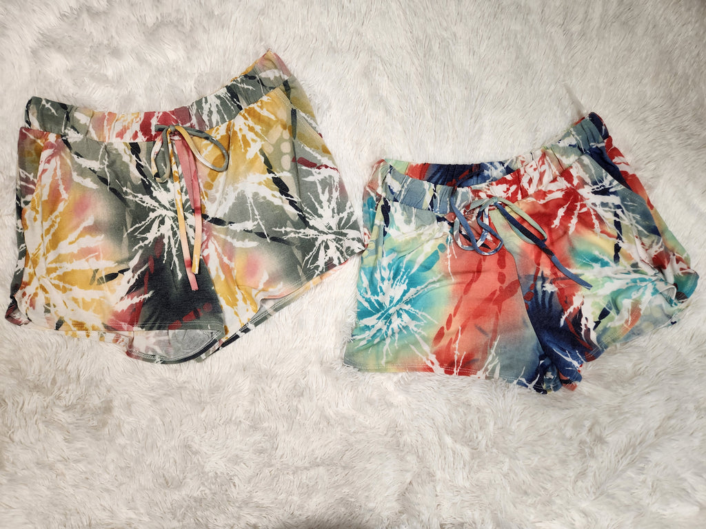 DOORBUSTER Tye Dye Yoga Shorts