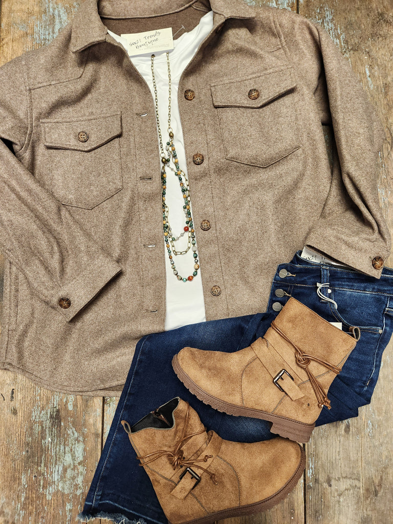 Fleece Oversized Shacket