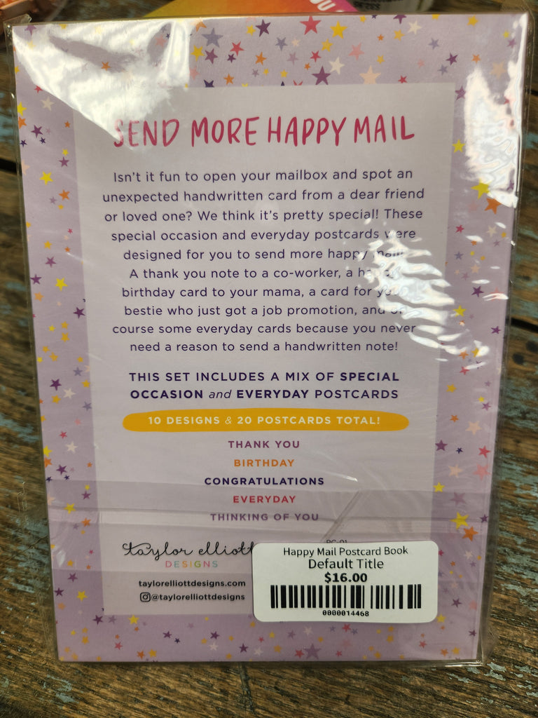 Happy Mail Postcard Book