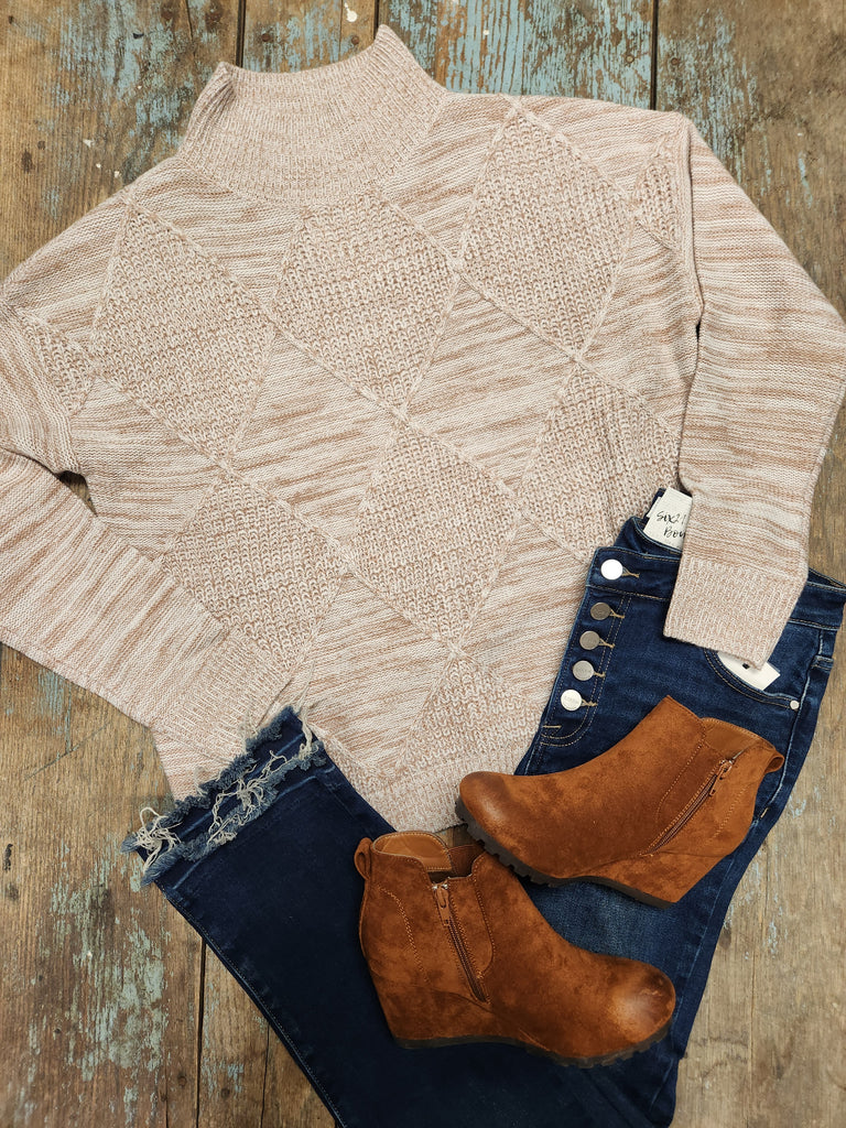 Light Mocha Pullover Sweater