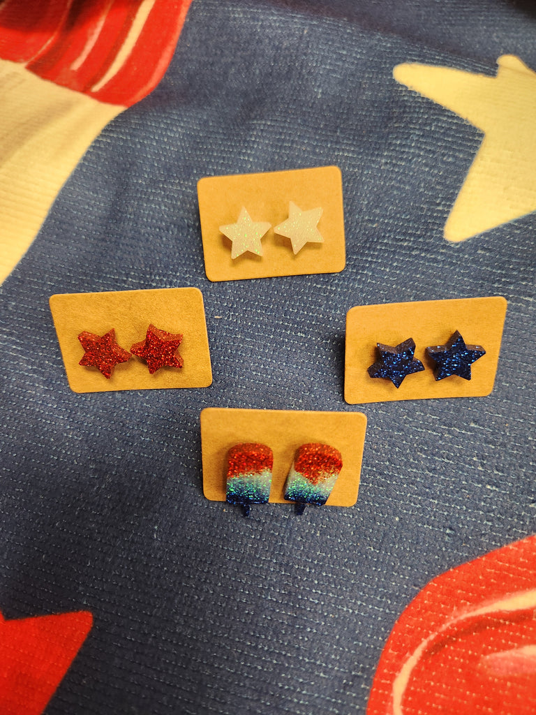 Patriotic Earrings (4 Styles)