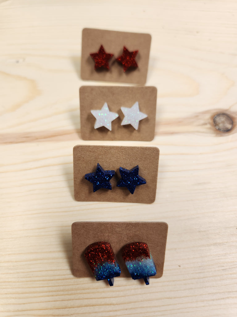Patriotic Earrings (4 Styles)