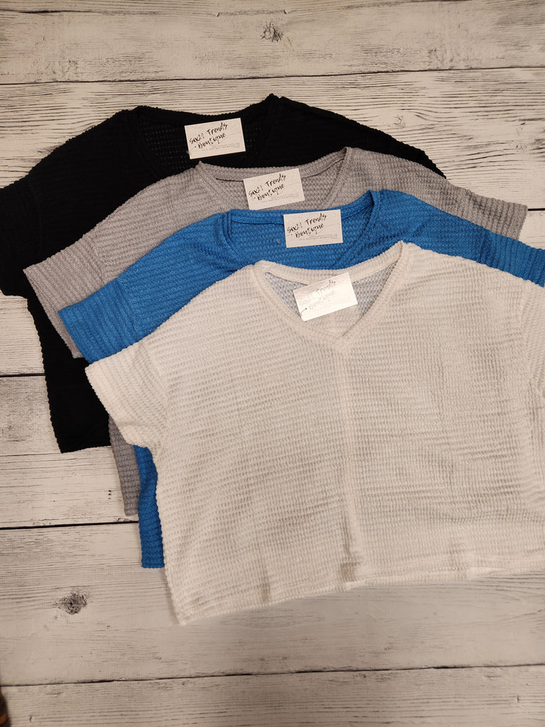 Drop Shoulder Short Sleeve (4 colors)