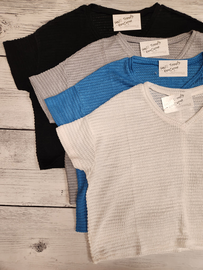 Drop Shoulder Short Sleeve (4 colors)