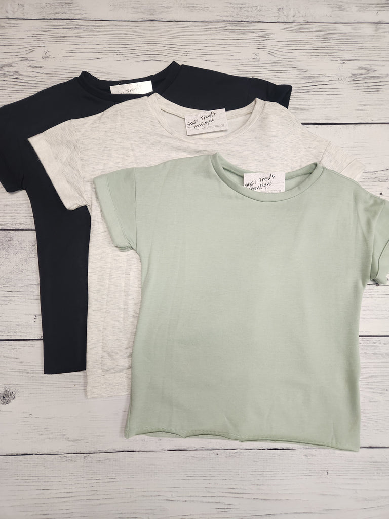 Back Stitch Basic Oversized Shirt (3 colors)