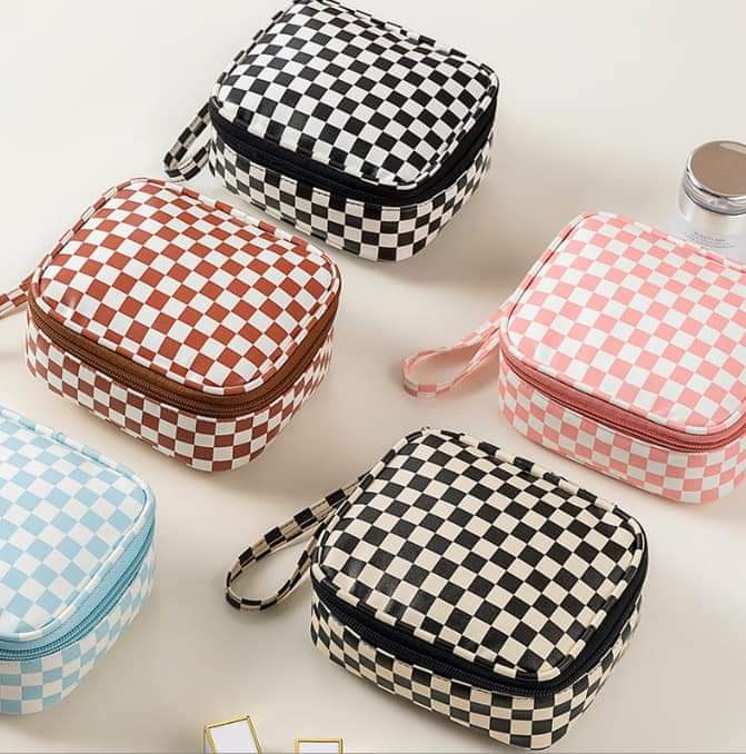 Checkered Travel Bag