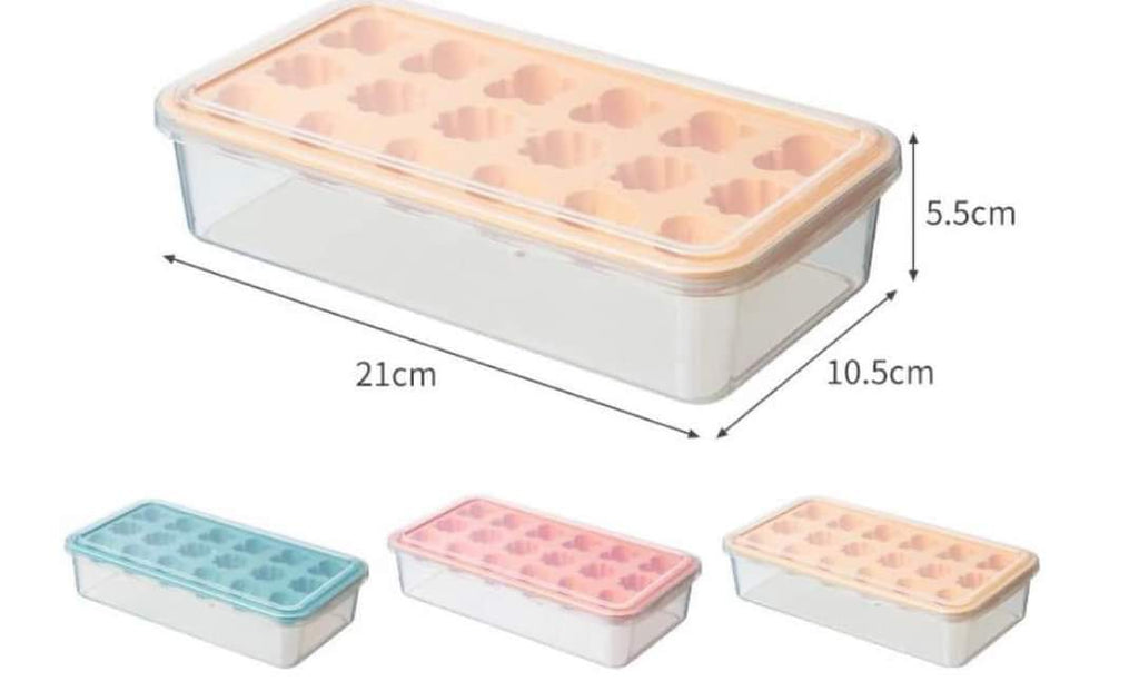 Ice Cube Mold Tray w/ lid