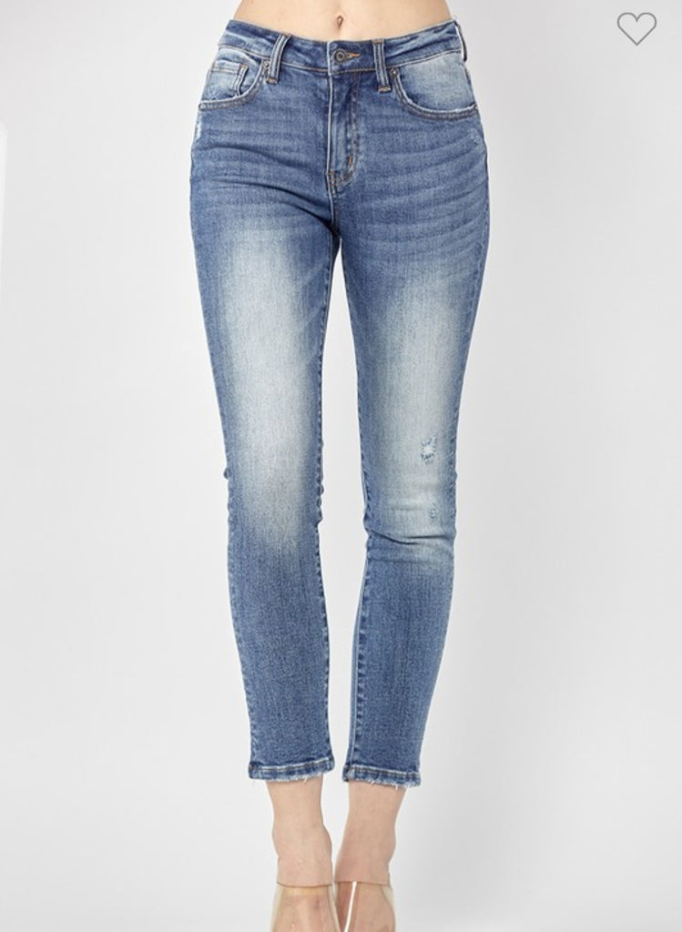 Risen Mid Rise Ankle Skinny