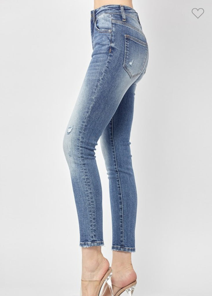 Risen Mid Rise Ankle Skinny