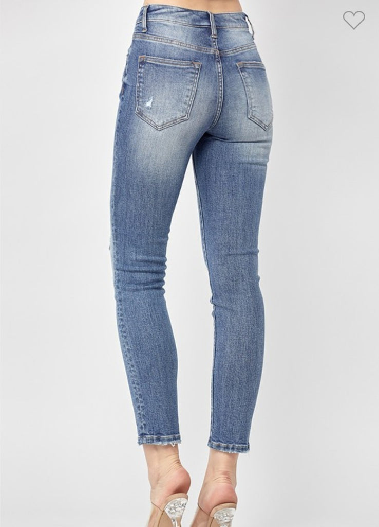 Risen Mid Rise Ankle Skinny