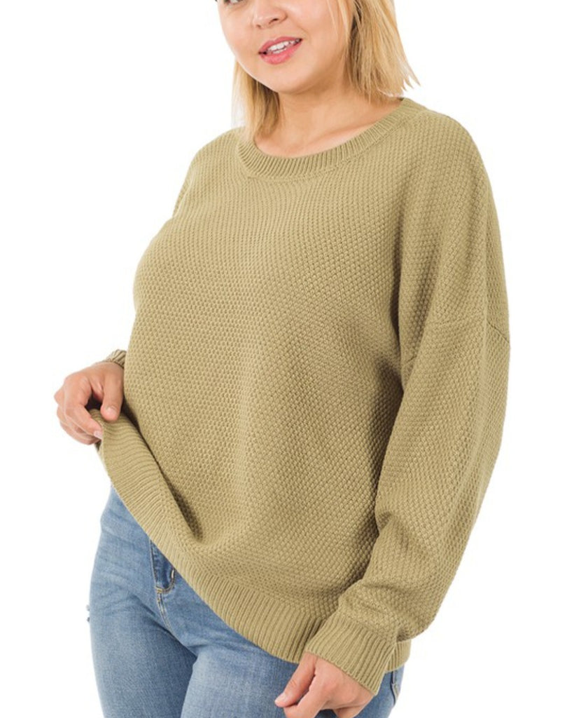 Round Neck Sweater (2 colors)