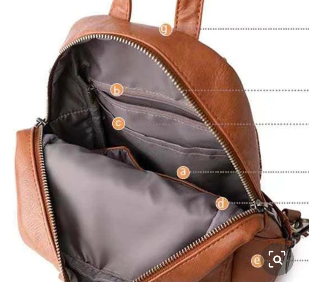Callie Convertible Sling Backpack (2 colors)