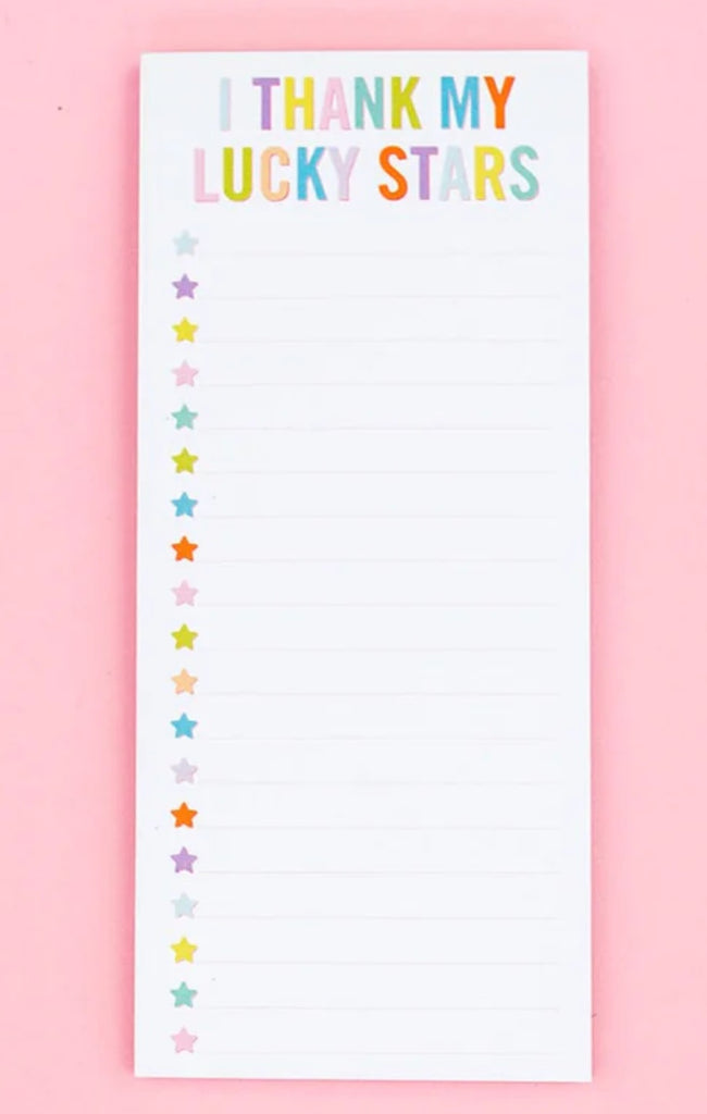 Lucky Stars List Pad