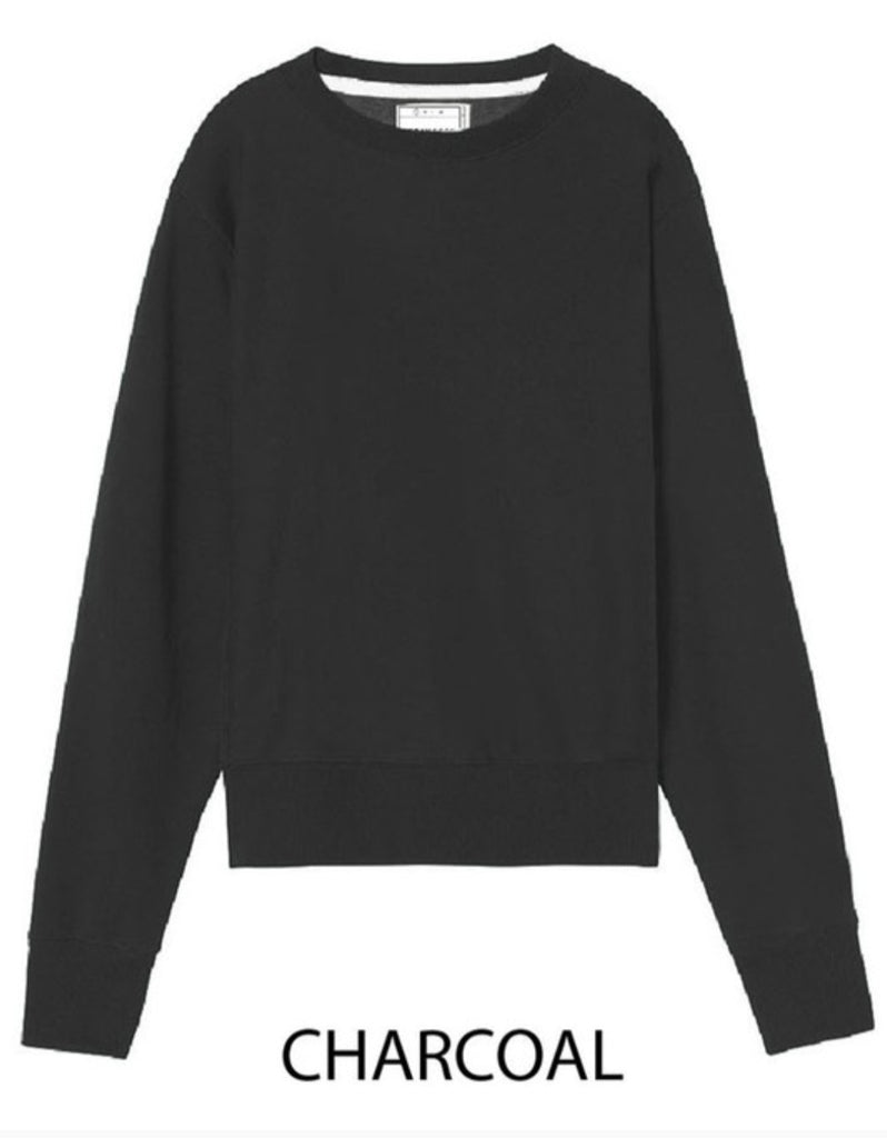 PINK FRIDAY DEAL CURVY Fleece Basic Sweatshirt