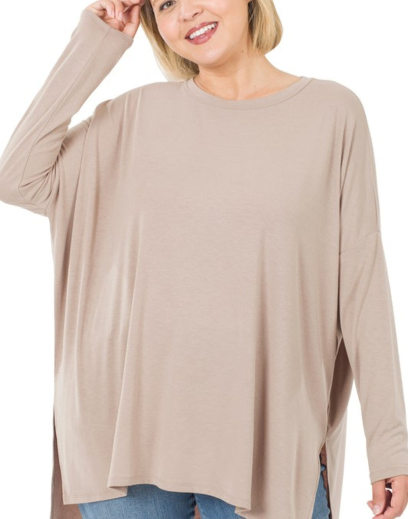 DOORBUSTER Curvy Dolman Sleeve Top (2 colors)