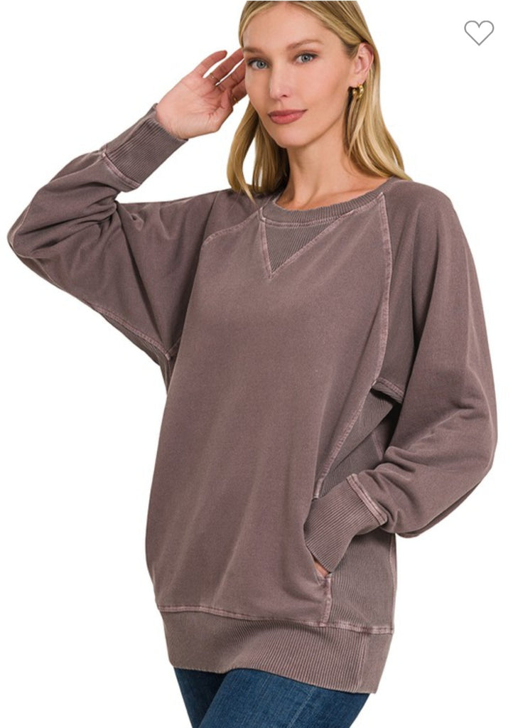 NEW French Terry Pullover w/ Pockets (5 colors)