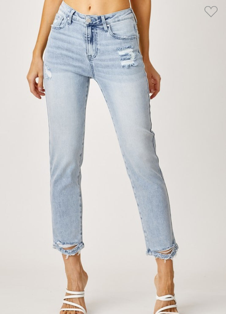 Risen High Rise Slouch Jeans