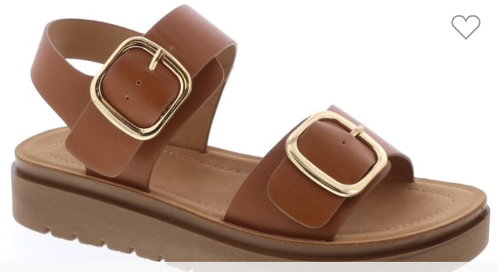 Double Buckle Sandal