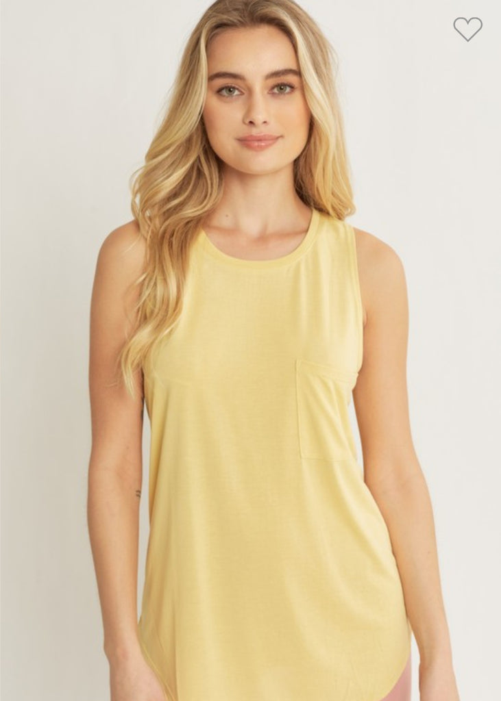 Jersey Sleeveless Tank (4 Colors)