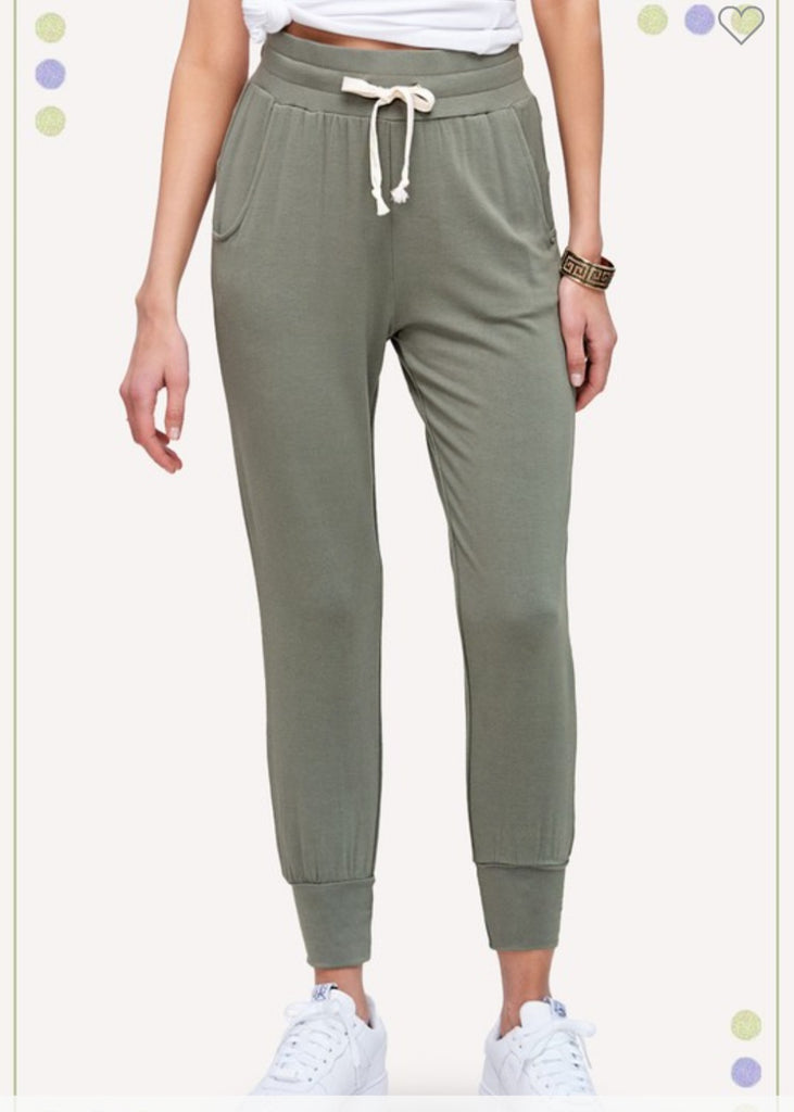 Relaxed Fit Drawstring Jogger Sweatpants