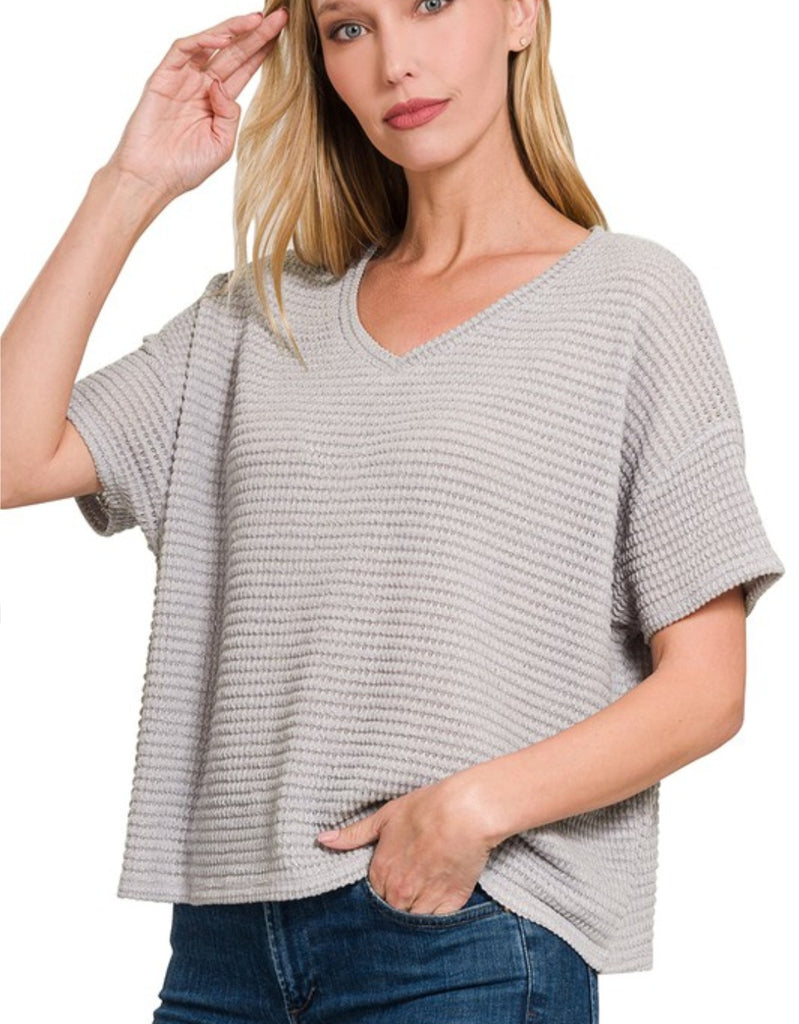 Drop Shoulder Short Sleeve (4 colors)