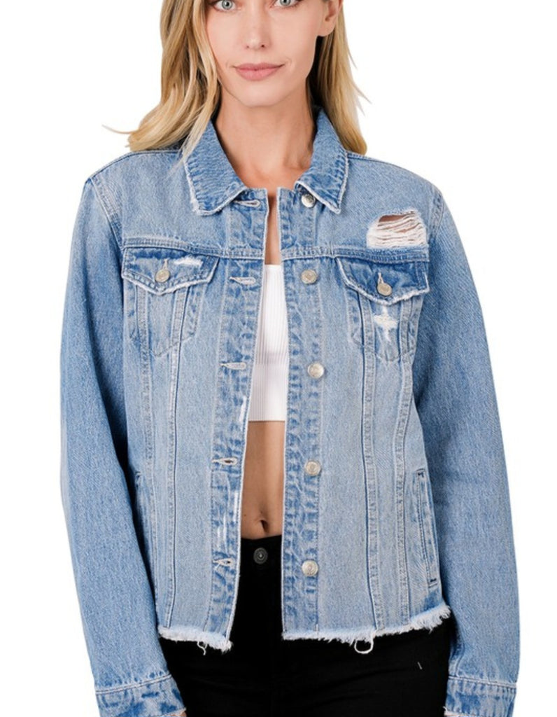 Jaylee Denim Jacket (Medium wash)