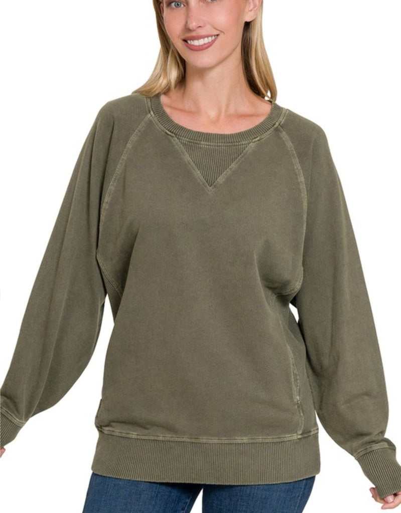 French Terry Pullover w/ Pockets (5 colors)