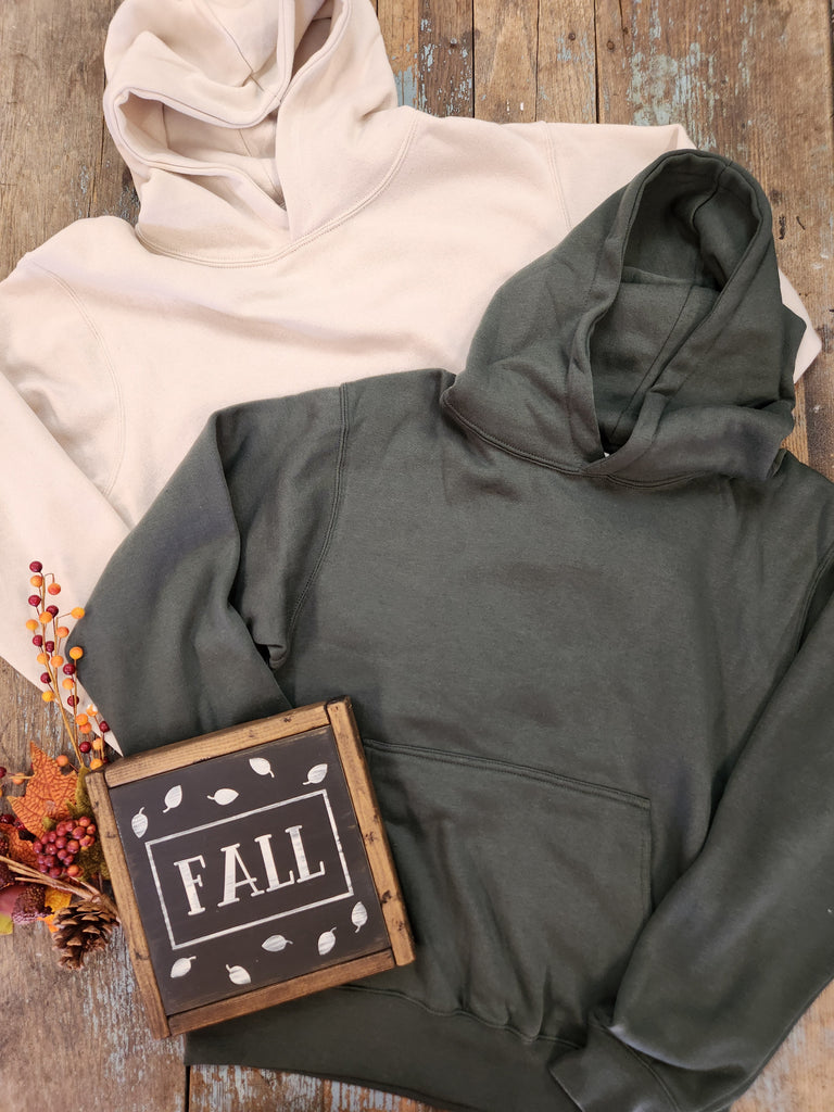 Fleece Boyfriend Oversize Fit Pullover Hoodie (2 colors)