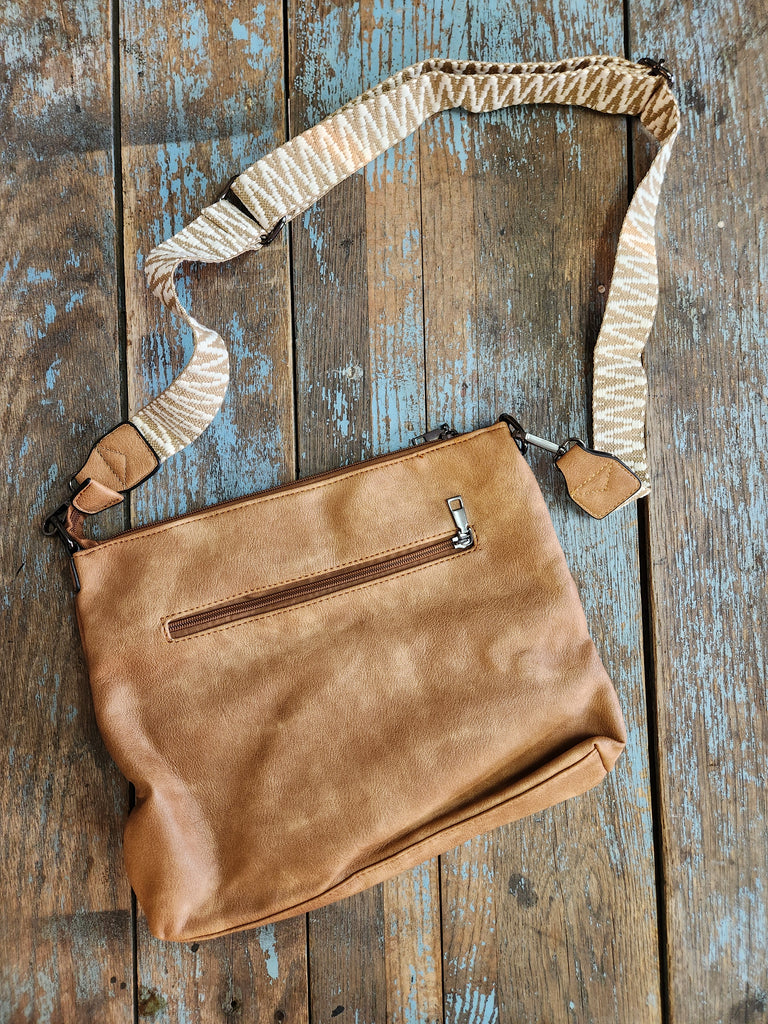The Cambrie Crossbody in Camel or Cream