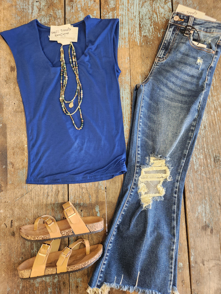Double Layered Sleeveless Top