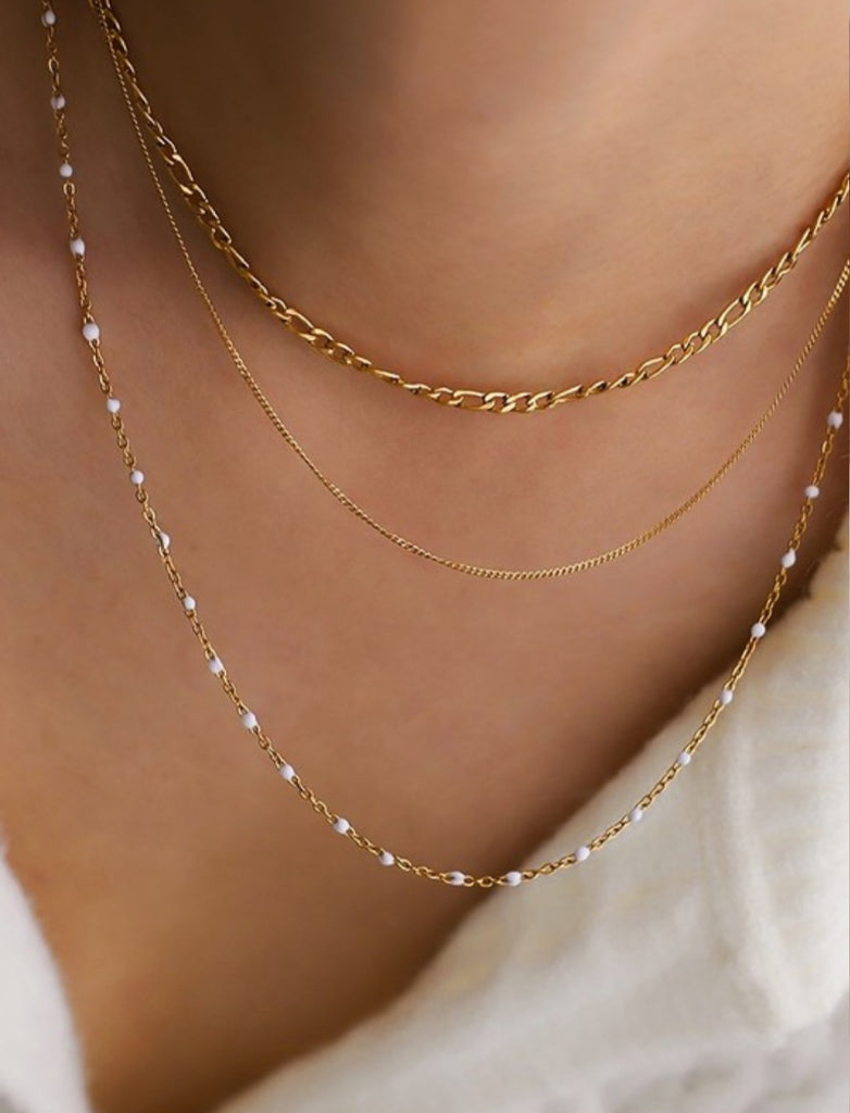 18K Non-Tarnish Stainless Steel Necklace (3 options)