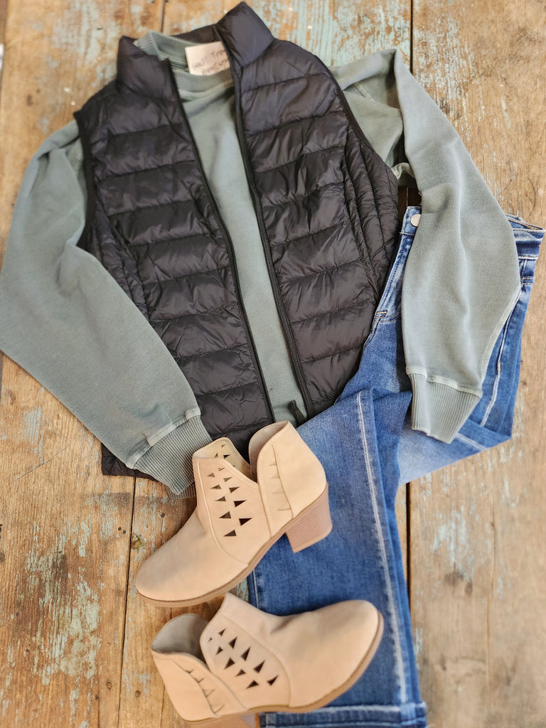Ultra Lightweight Padded Puffer Vest (3 colors)