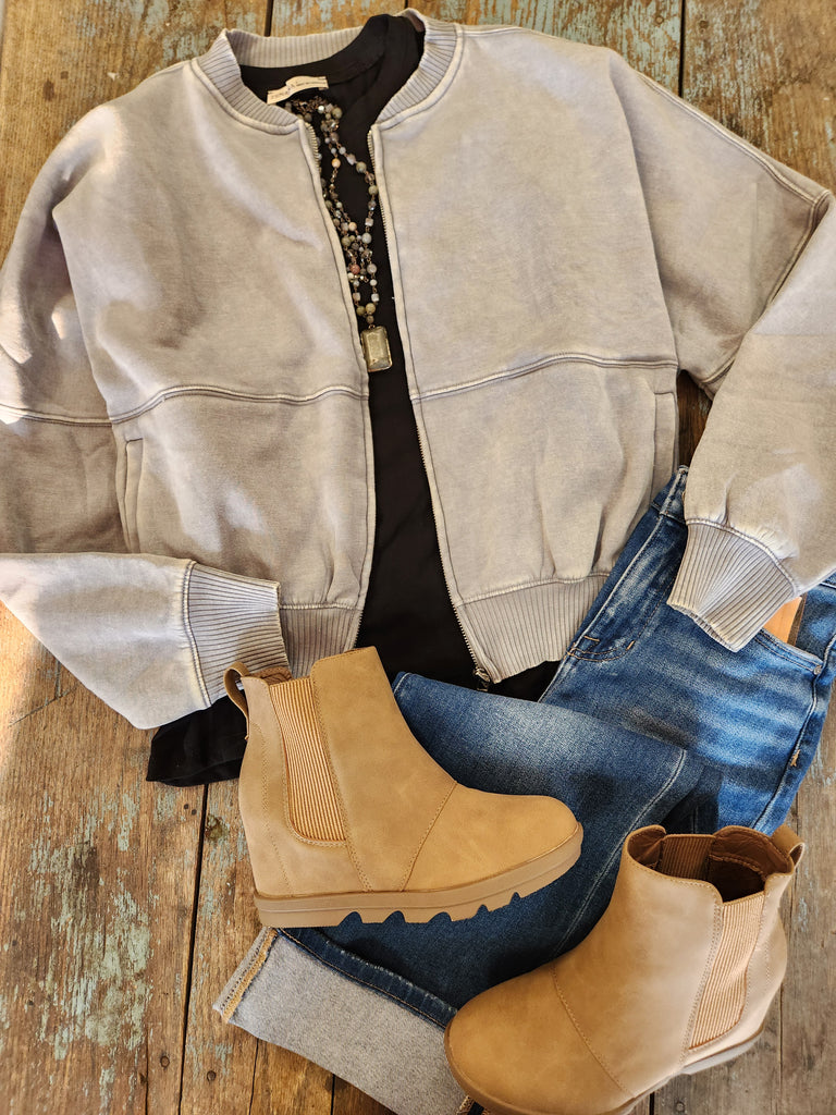 Sleet Washed Fleece Jacket