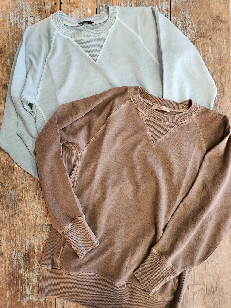 French Terry Pullover w/ Pockets (2 Fall Colors)