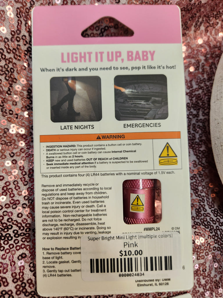 Super Bright Mini Light (multiple colors)