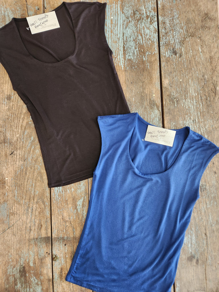 Double Layered Sleeveless Top