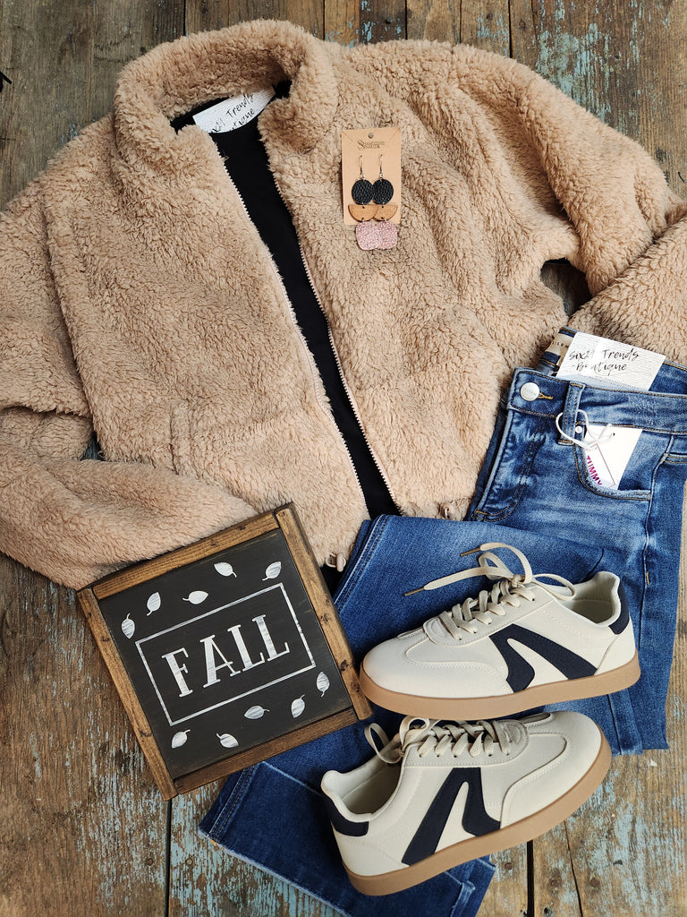 Taupe Snuggle Me Up Cozy Sherpa