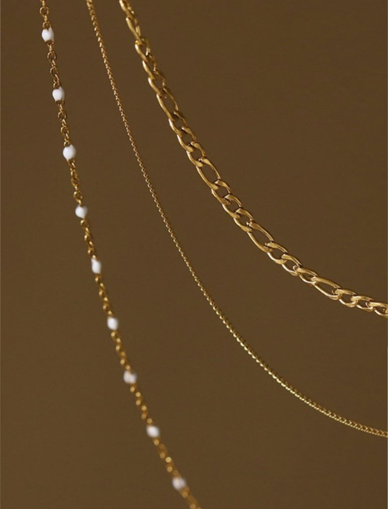 18K Non-Tarnish Stainless Steel Necklace (3 options)