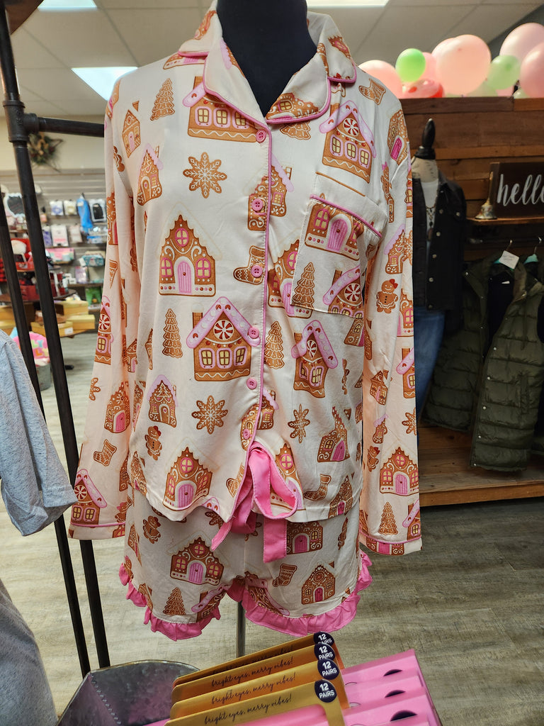 Gingerbread Wonderland Pajama Set