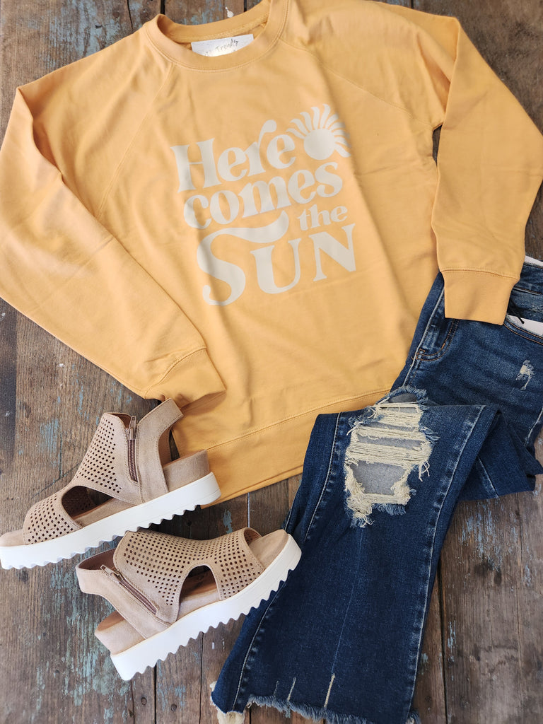 Here Comes the Sun French Terry Pullover