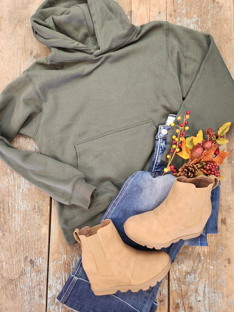 Fleece Boyfriend Oversize Fit Pullover Hoodie (2 colors)