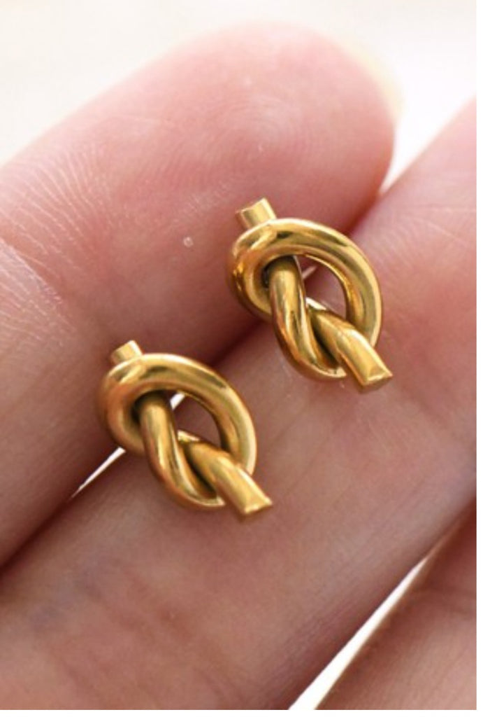 18K Waterproof Non Tarnish Stainless Steel Studs