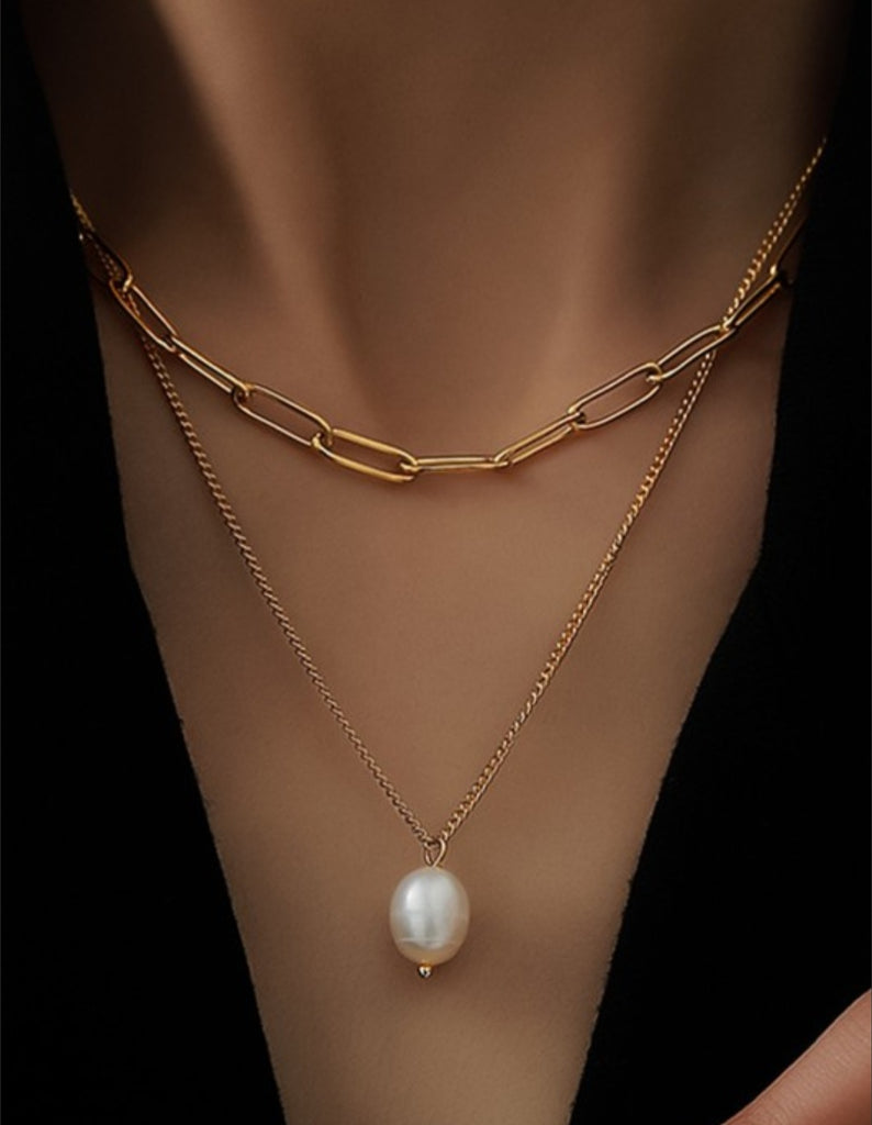 18K Non-Tarnish Stainless Steel Necklace (3 options)