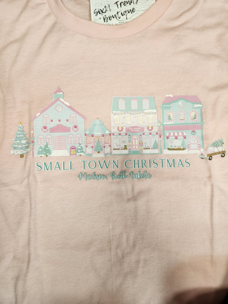 Small Town Christmas Madison, SD Tee