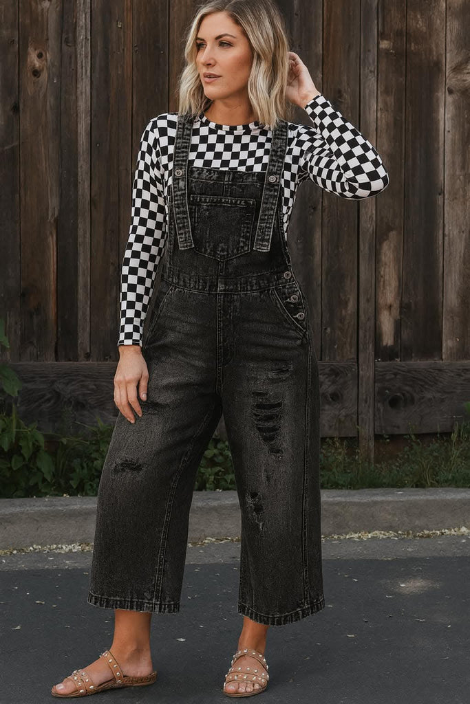 Checkered Mesh Top
