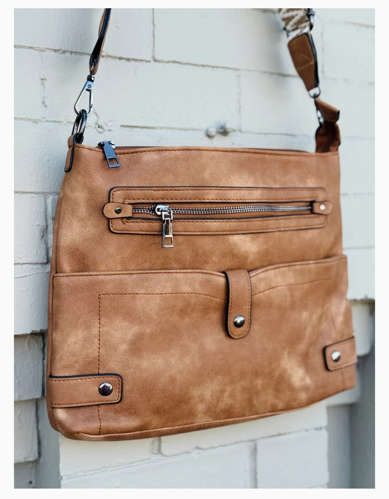 The Cambrie Crossbody in Camel or Cream