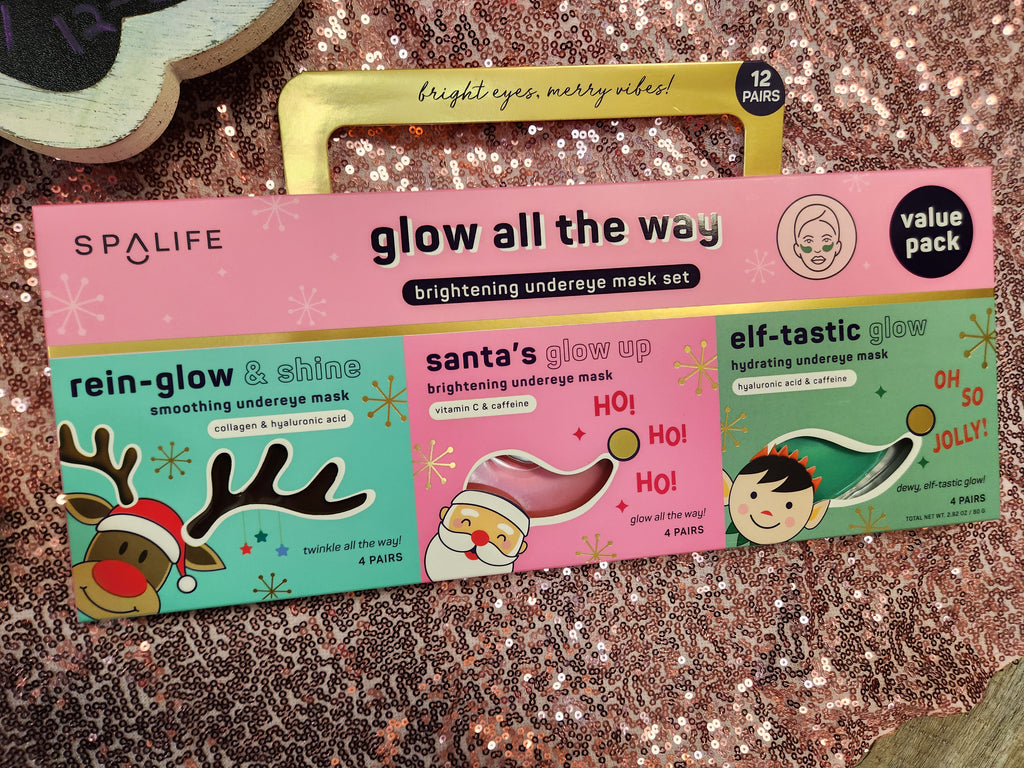 Christmas Holiday Glow All the Way Brightening Undereye Mask Set
